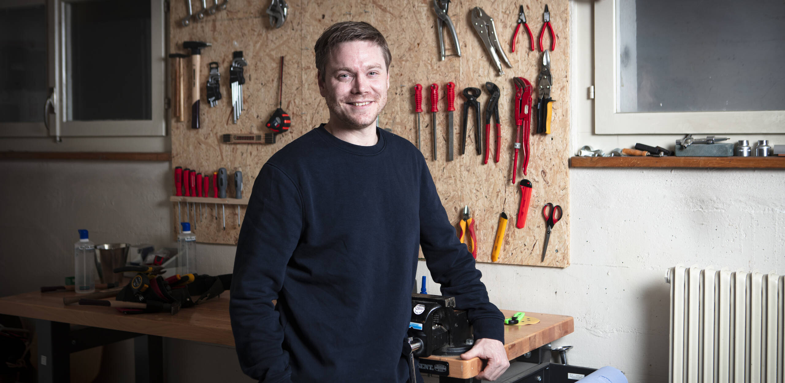 Jonas Equey enjoys this blend of technical work and contact with people.