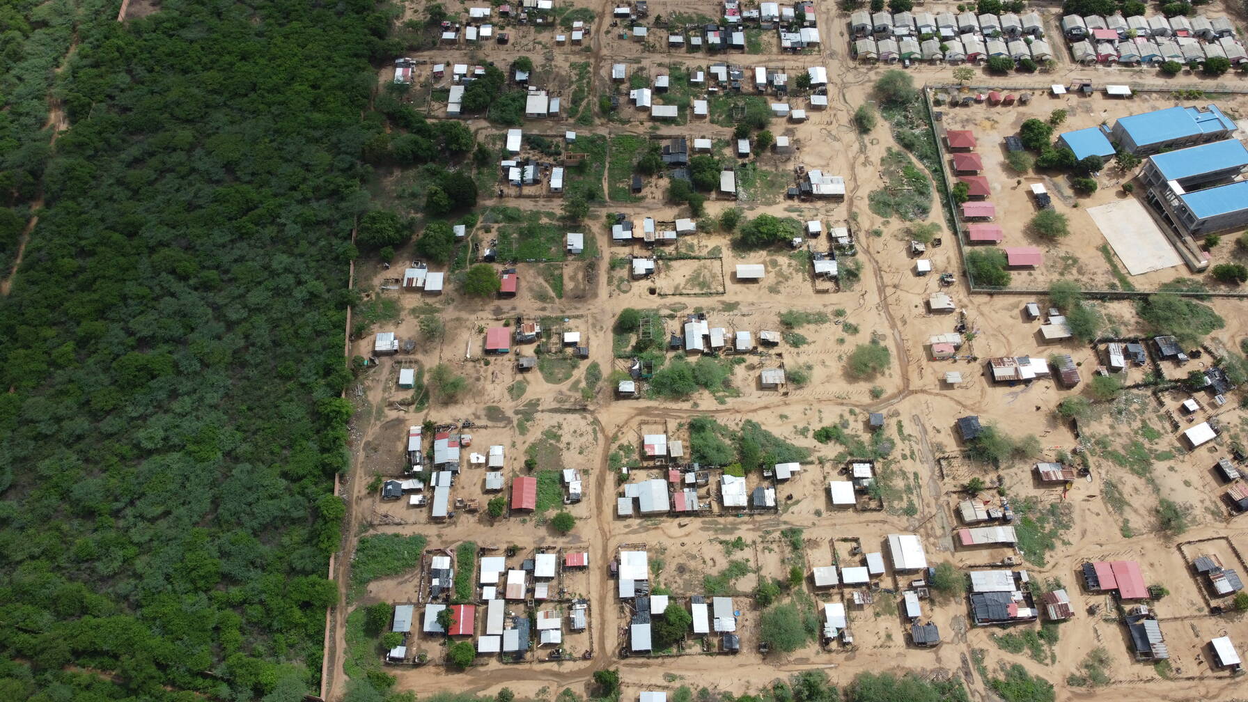 La famiglia Cambar vive in un campo profughi fuori Maicao.
