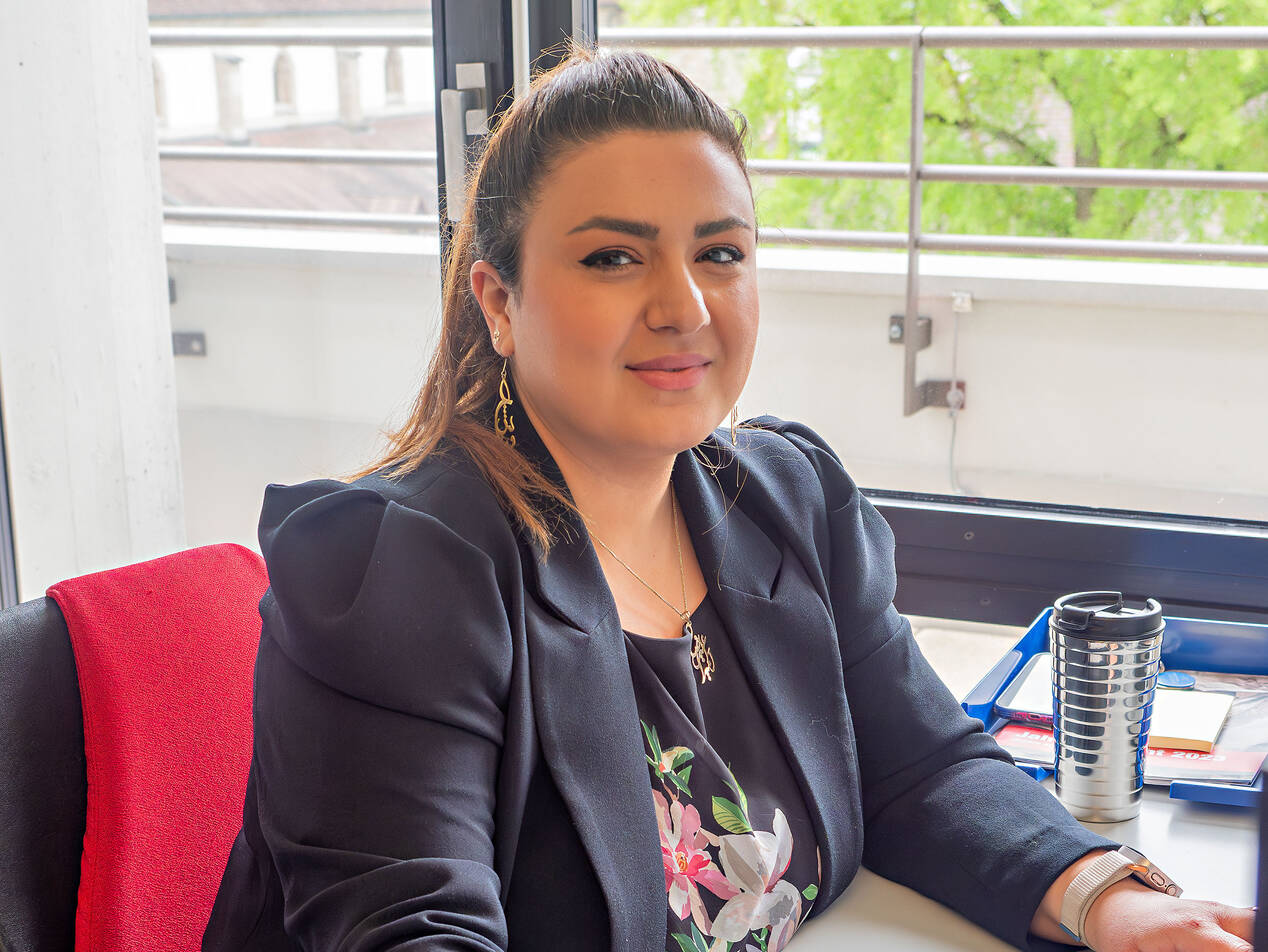 Elmira Babazadeh arbeitet seit 2011 beim Spendenservice und leitet das Team seit November 2017.
