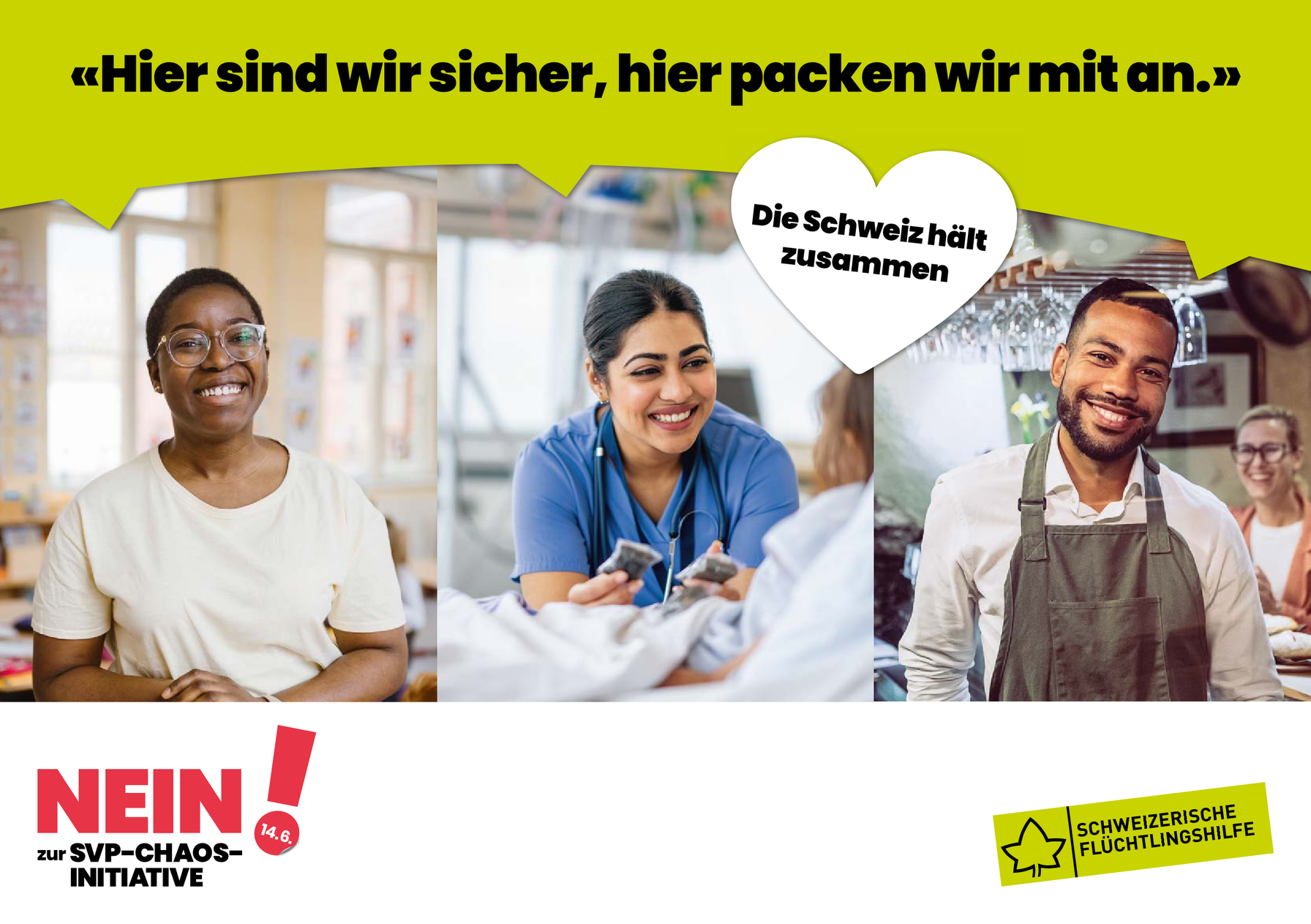 Visual zur Allianz gegen die SVP-Chaos-Initiative