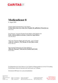 06.08.2024 - Mediendienst