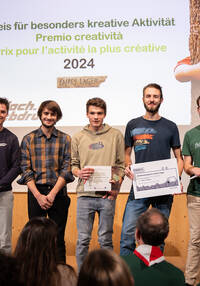 Avec leur activité «Risquopoly», les Jubla Herisau du canton d'Appenzell Rhodes-Extérieures ont développé un jeu qui renforce la compréhension de la durabilité et sensibilise les joueurs aux inégalités mondiales. 