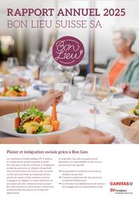 Bon Lieu rapport annuel 2025