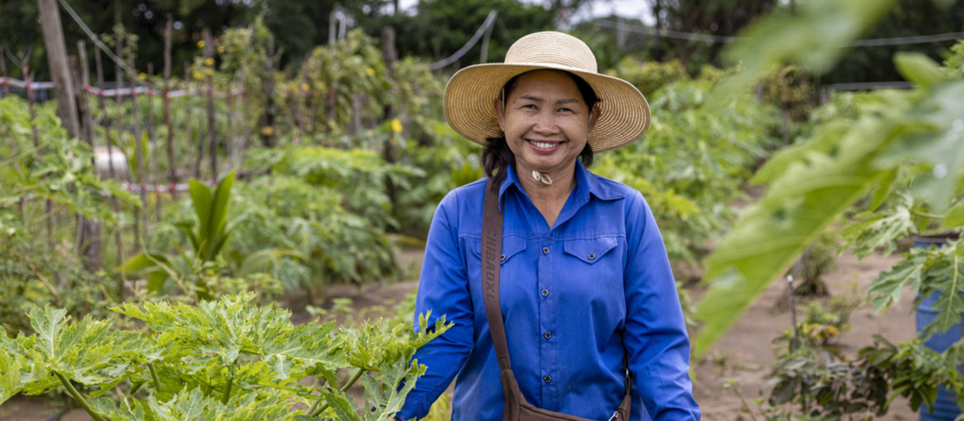Auparavant, Savoeuy Phon ne cultivait que du riz, ce qui était insuffisant pour vivre. Aujourd’hui, elle peut faire d’autres choix, mais elle doit aussi relever de nouveaux défis.