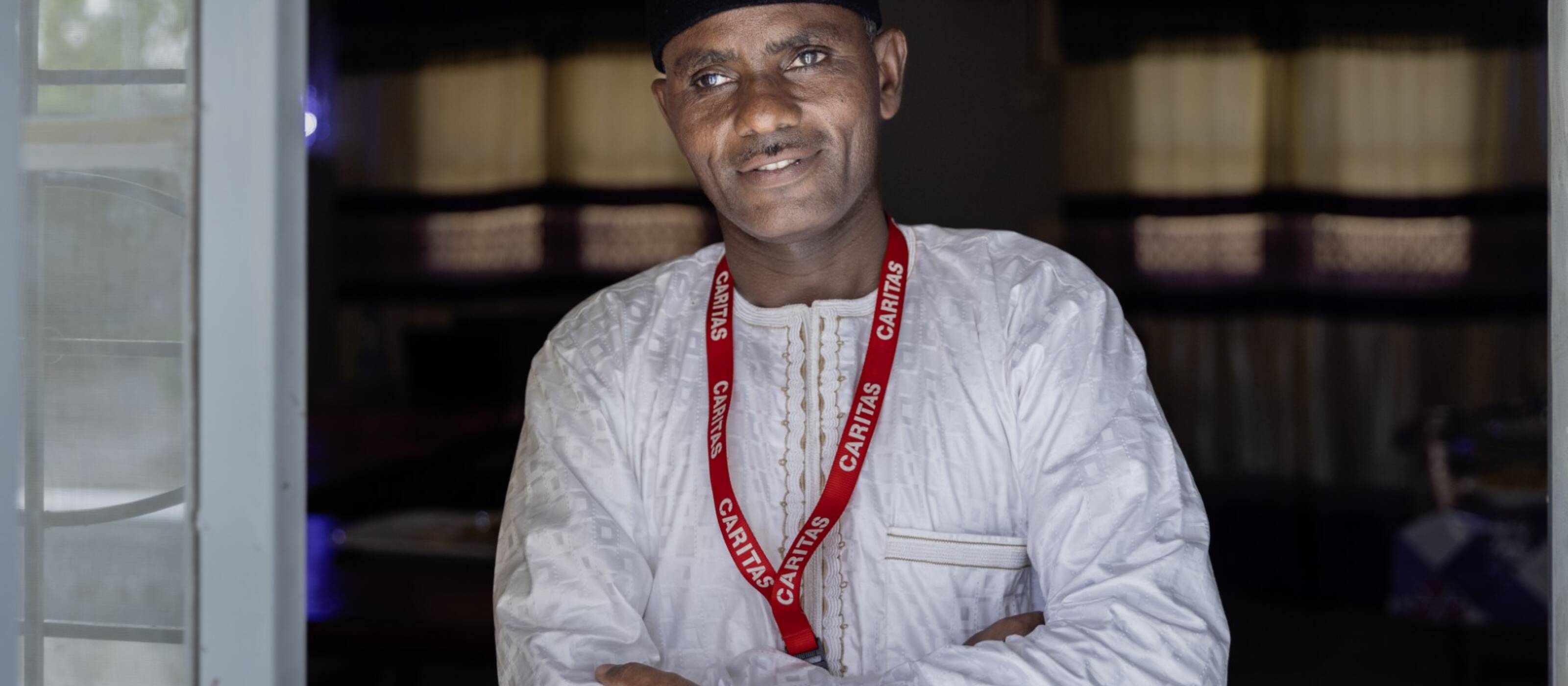 Abdoulaye Alkhalil, responsable du bureau de Caritas Suisse au Batha, Tchad