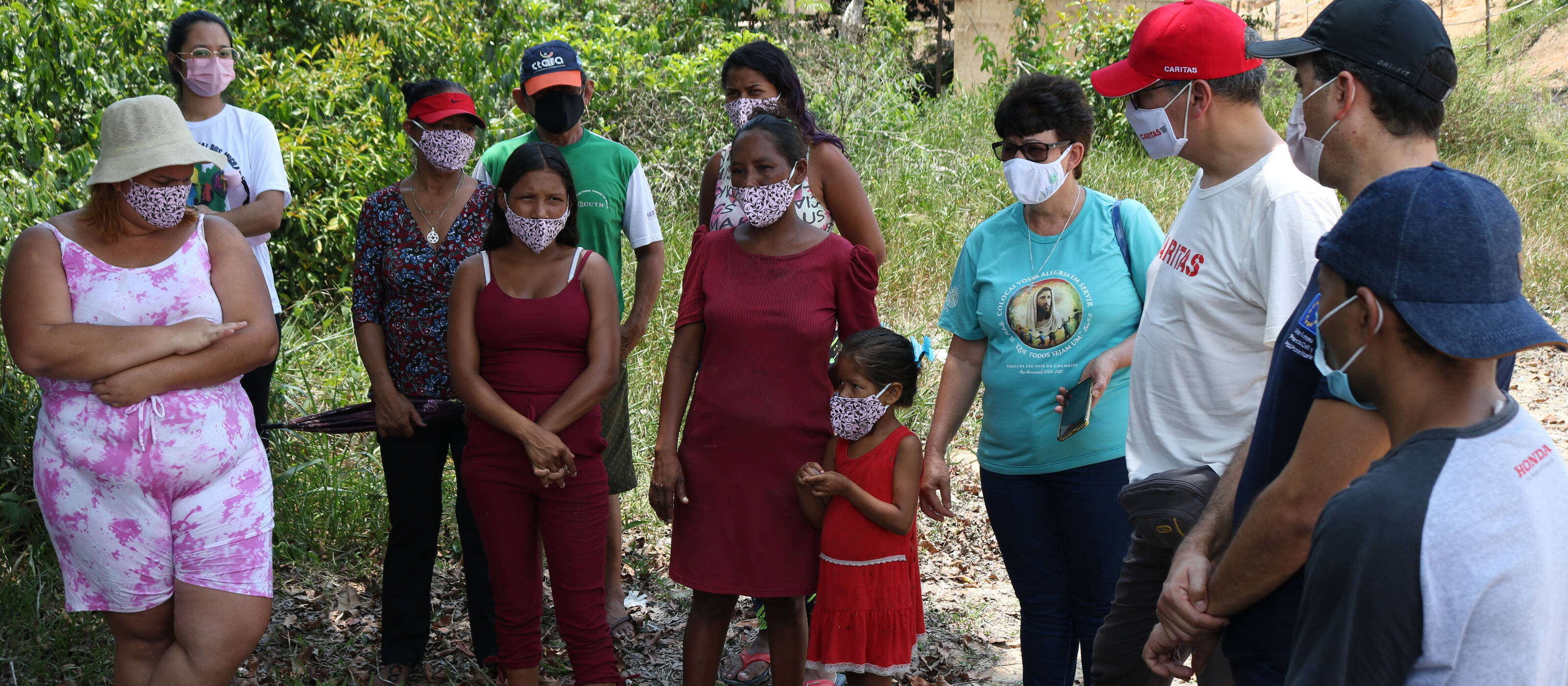 Des réfugiés du Venezuela trouvent refuge au Brésil (sur la photo, des réfugiés de 2021).