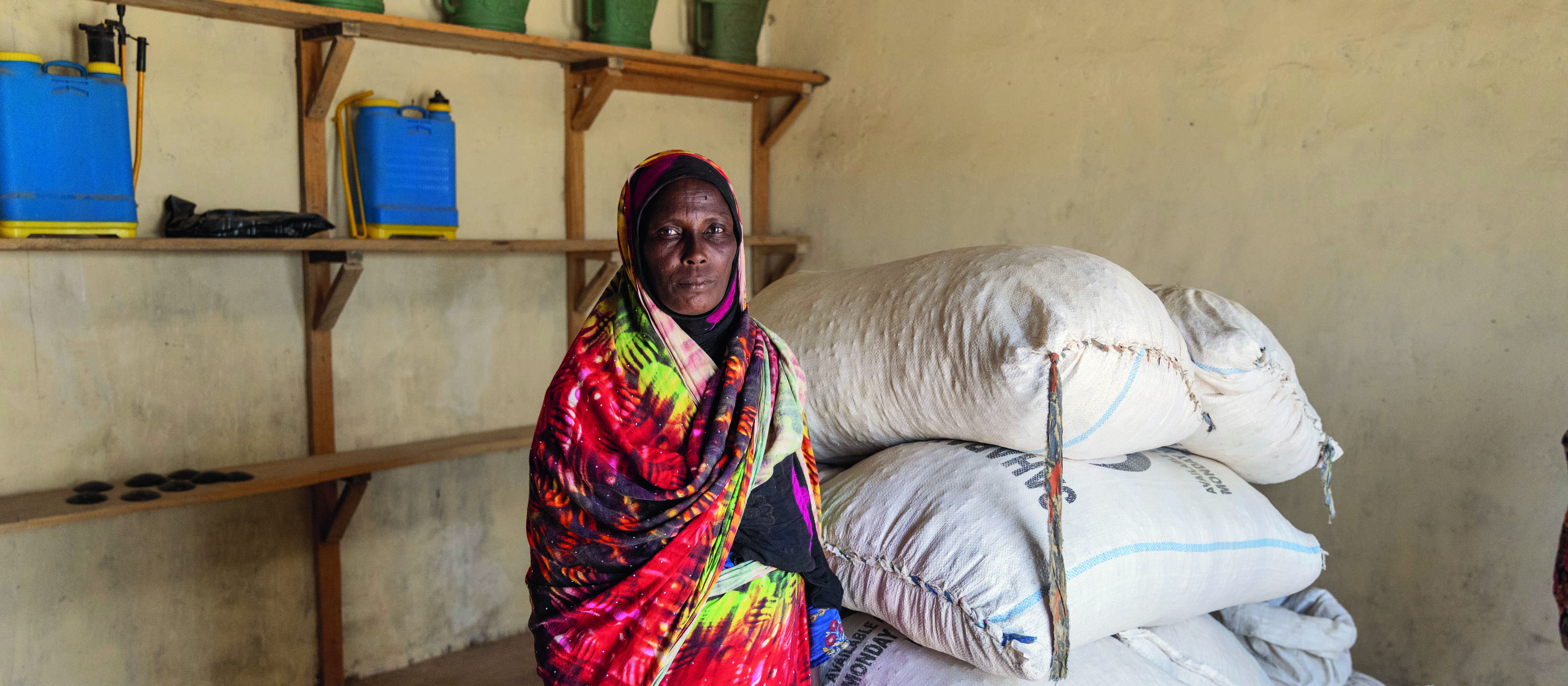 Hallabia Abderamane (42), madre, contadina e artigiana da Seheb, Ciad