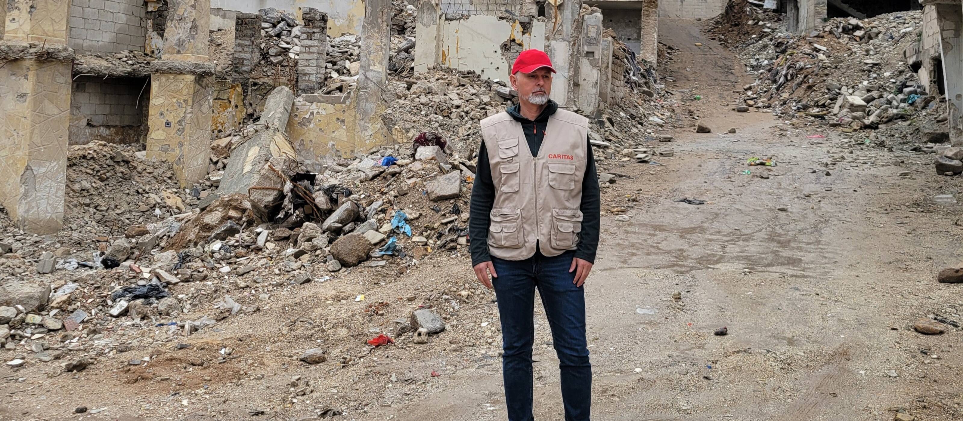Le directeur de Caritas Suisse, Peter Lack, s’est rendu en Syrie en février: «L’avenir reste incertain.»