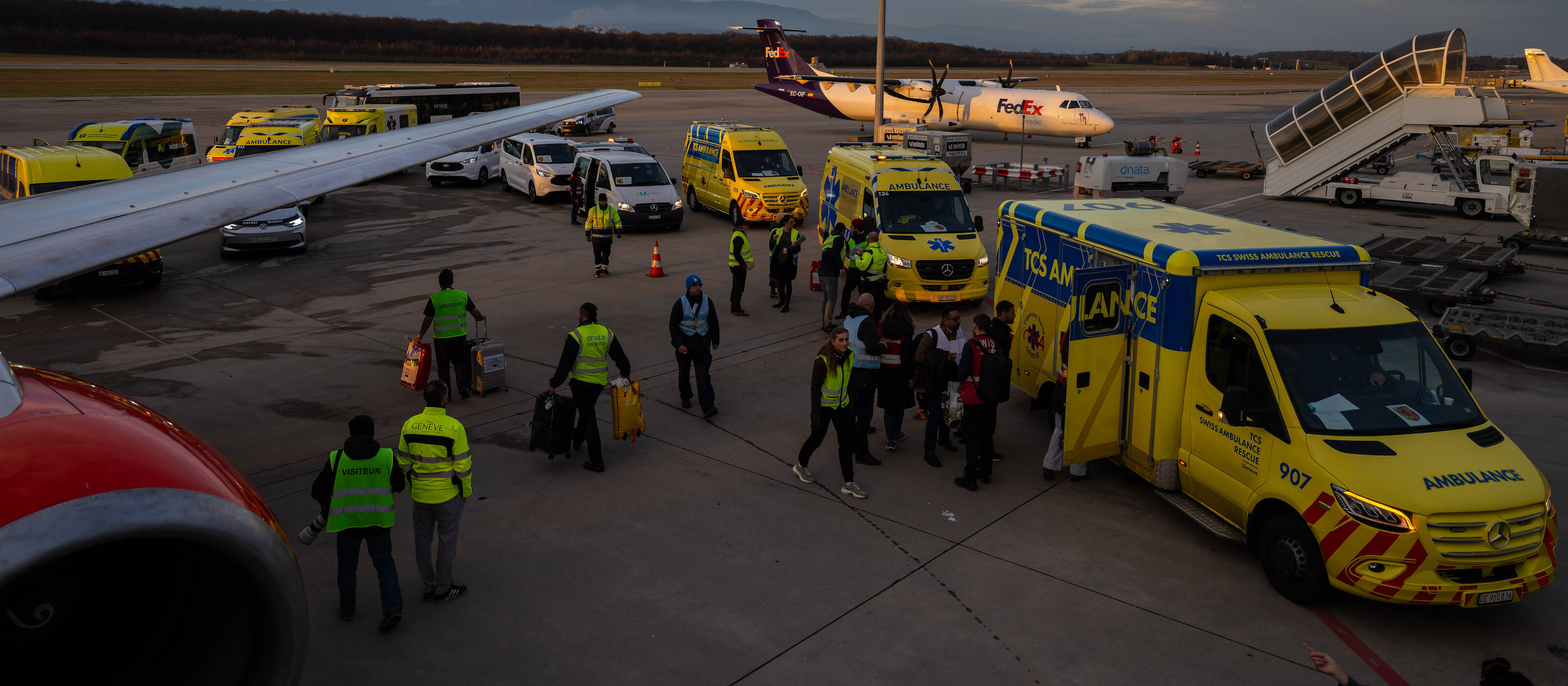 Vue sur un aéroport
