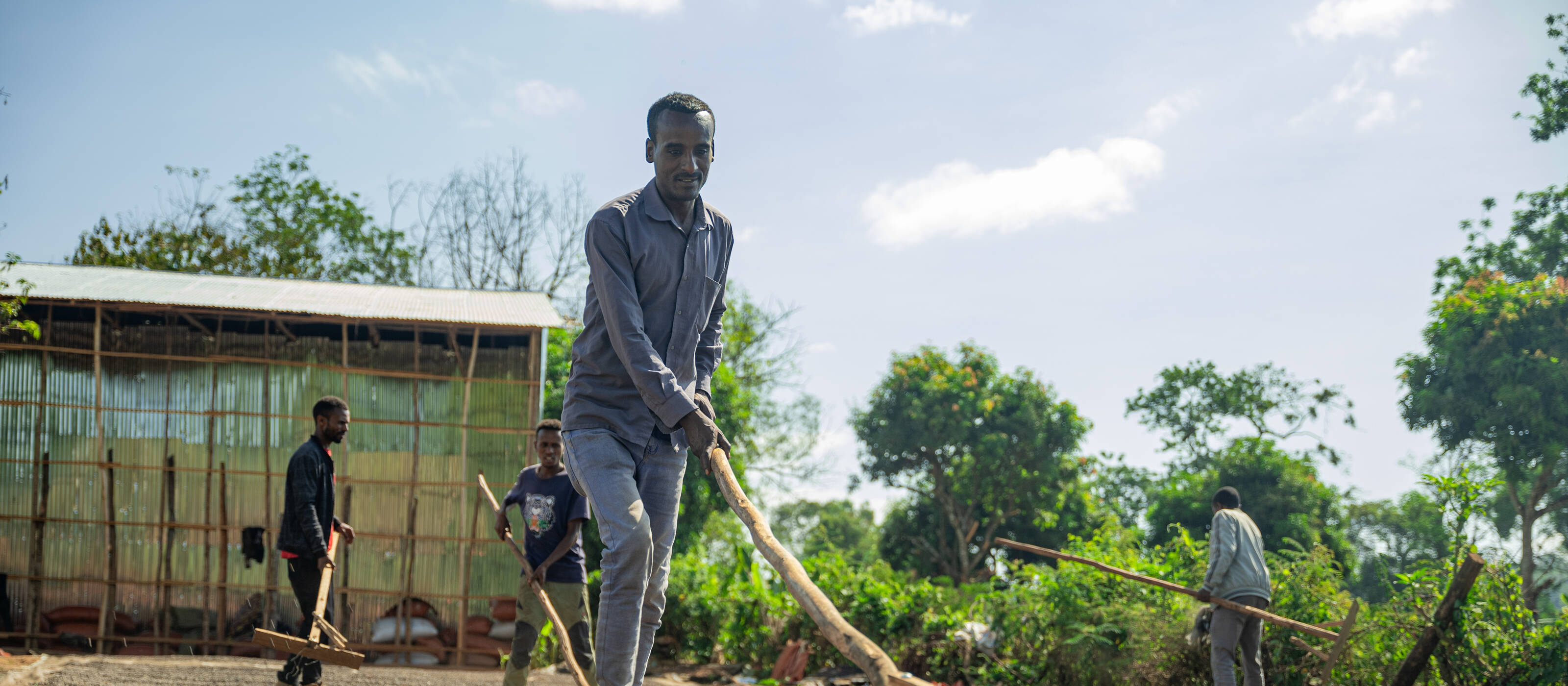 Coffee farmers in Ethiopia, a project with Private Sector Engagement