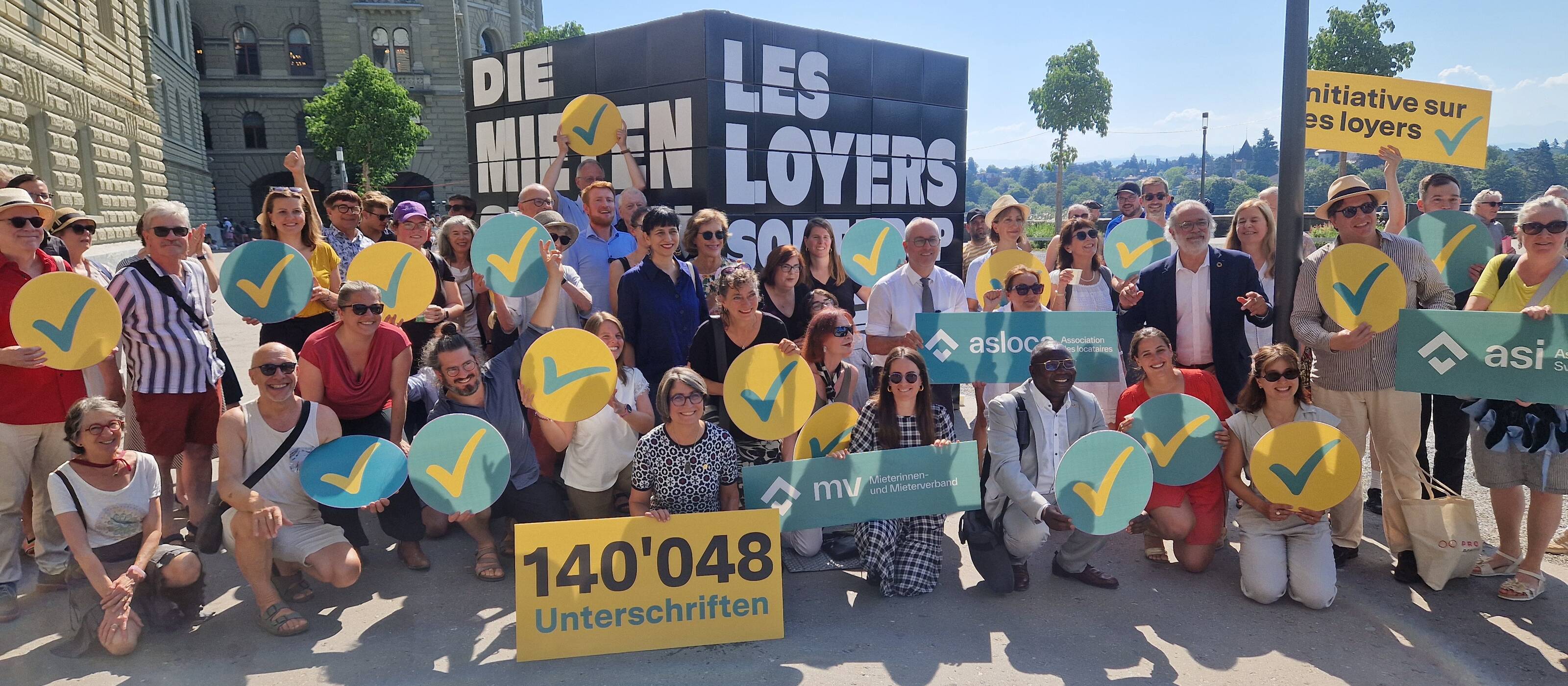 Caritas unterstützt die Mietpreis-Initiative, die am 23. Juni 2026 in Bern eingegeben wurde