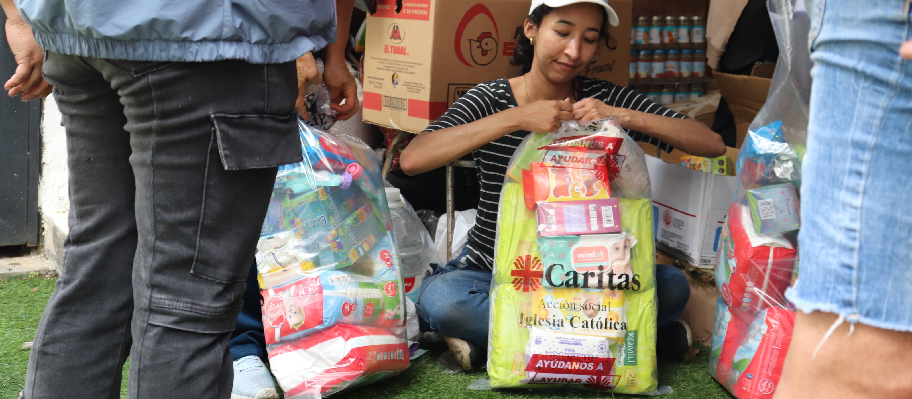 Our local partner organization, Caritas Venezuela, has already been able to reach about 70'000 people with its aid.