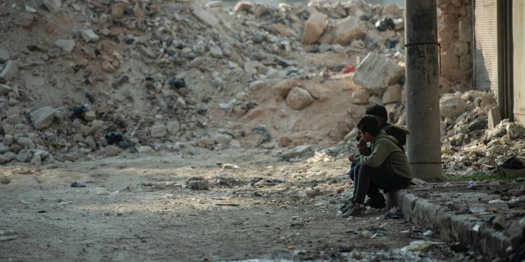 Wurde im Krieg zerstört: die syrische Stadt Aleppo.