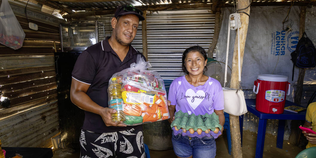Symbolbild der Nahrungsmittelhilfe aus dem selben Projekt, aus dem Jahr 2024